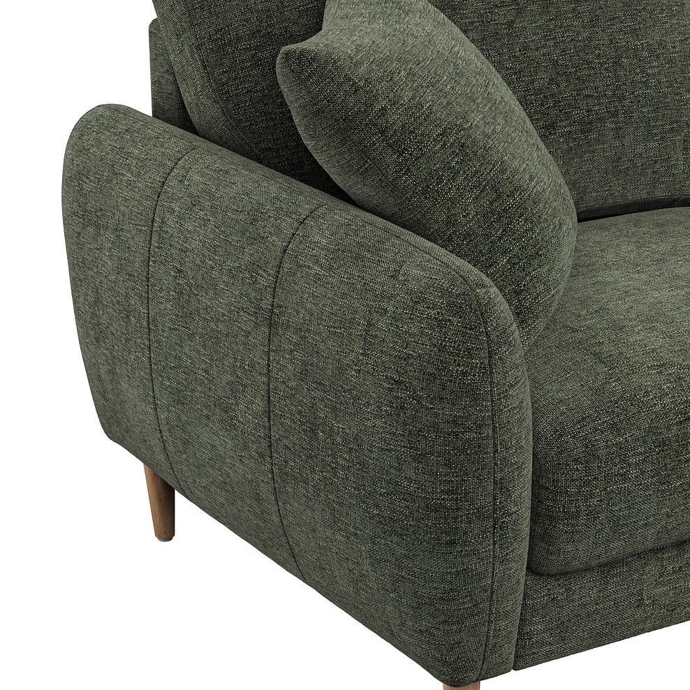 Zara Right Hand Corner Chaise Sofa in Arlan Mossy Fabric 6