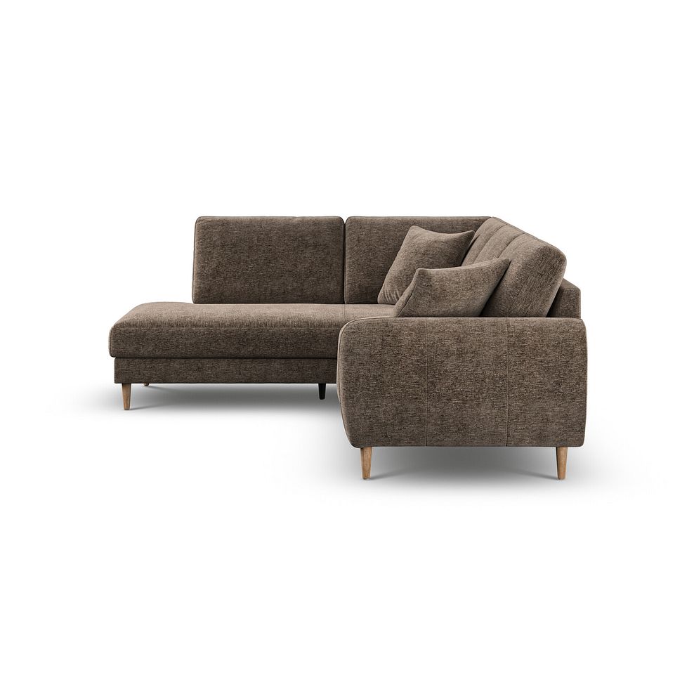 Zara Right Hand Corner Chaise Sofa in Arlan Smokestone Fabric 5