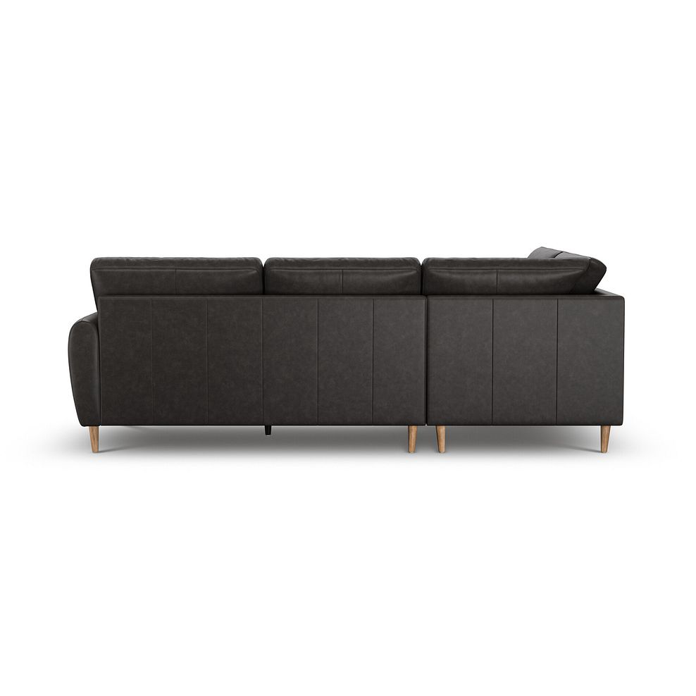 Zara Right Hand Corner Chaise Sofa in Ash Leather 4