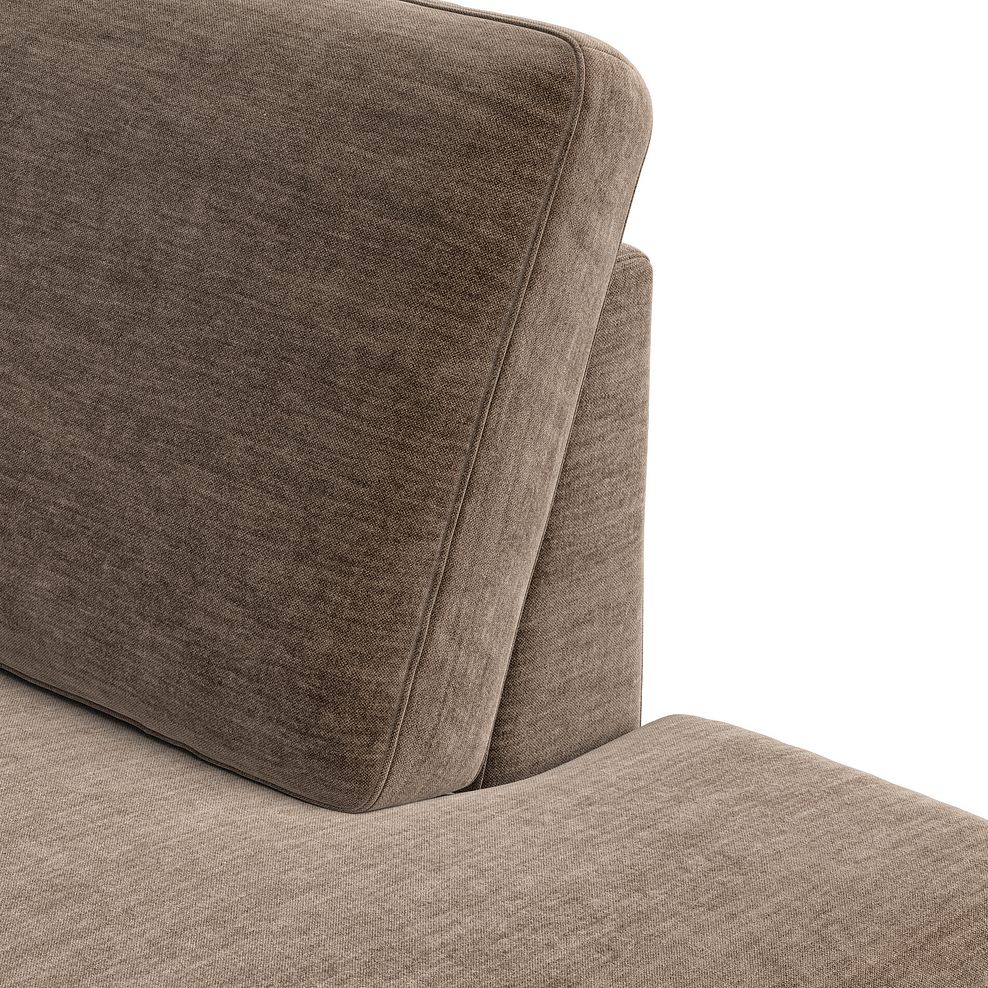 Zara Right Hand Corner Chaise Sofa in Canna Cocoa Fabric 11